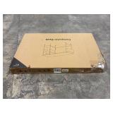 Lufeiya Desk with File Drawers, 47' Gray