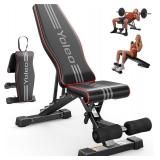 YOLEO Adjustable Weight Bench, 84 inclines