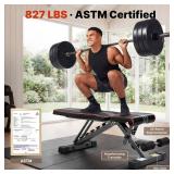 YOLEO Adjustable Weight Bench, 84 inclines