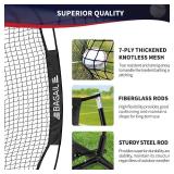 BAGAIL 7x7 ft Baseball/Softball Net with Tee