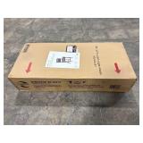 Triena 24 in. Espresso Pad Back Counter Stool