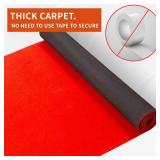 Red Carpet Runner 3x10 ft   Non-Slip Rug