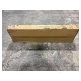 TIQLAB Adjustable Desk, White/Maple Top