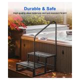 RV Steps with Handrail - 2 Steps Stairs