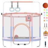 5ft Mini Trampoline for Kids with Safety Net