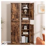 usikey 67' Tall Storage Cabinet with Shelves