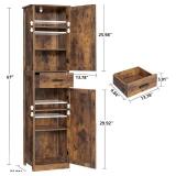 usikey 67' Tall Storage Cabinet with Shelves