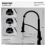 Karran Scottsdale Pull-Down Faucet Black