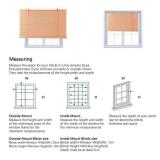 XIUXIU Bamboo Roller Shades 48' H