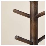 Hearth & Hand Wooden Mug Tree 6-Hook Stand