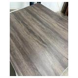1,200 SF of HD Brushed Oak LVP Waterproof - 6.5' x 48' - Smokehouse  LVX Lighter in Person