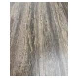401 SF of HD Brushed Oak LVP Waterproof - 6.5' x 48' - Smokehouse LVX  Lighter in Person