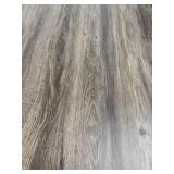 401 SF of HD Brushed Oak LVP Waterproof - 6.5' x 48' - Smokehouse LVX  Lighter in Person