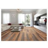 620 Sq ft Real Engineer Reclaimed Timber Color Torchlight Random Lengths 4',5',6' W   SKU EWX