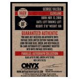 George Valera On-Card Auto /200 2020 Onyx Vintage #VAGV Signed Baseball Card