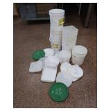 LARGE LOT OF BUCKETS WITH LIDS