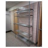 NSF STAINLESS STEEL STORAGE RACK