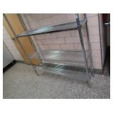 NSF STAINLESS STEEL STORAGE RACK