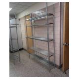 NSF STAINLESS STEEL STORAGE RACK