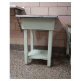 2 SOLID WOOD VINTAGE TABLES