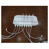 2 UNITEK 120W 10 PORT USB SMART CHARGING STATIONS+ 2 SWITCH ADAPTOR