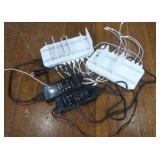 2 UNITEK 120W 10 PORT USB SMART CHARGING STATIONS+ 2 SWITCH ADAPTOR