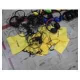 MISC LOT OF HEADPHONES AND EARMUFFS