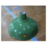 1 16' VINTAGE APPLETON RLM GREEN ENAMEL LIGHTSHADES