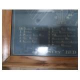 VINTAGE STANLEY BEDROCK PLANES FRAMED EDUCATIONAL POSTED