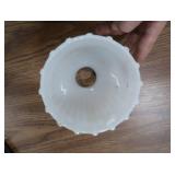 ANTIQUE MILK GLASS LIGHT SHADES