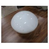 ANTIQUE MILK GLASS LIGHT SHADES