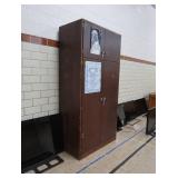 TALL WOODEN CUPBOARD