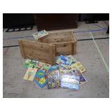 VINTAGE TOY CHEST FILLED