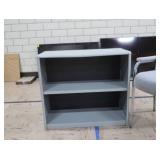 METAL SHELF AND CHAIR