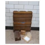 MISC WOODEN ITEMS
