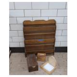 MISC WOODEN ITEMS