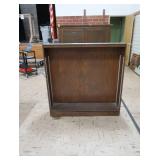 VINTAGE WOODEN SHELF WITH 2 SHELVES