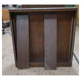 VINTAGE WOODEN SHELF WITH 2 SHELVES