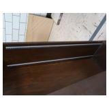 VINTAGE WOODEN SHELF WITH 2 SHELVES