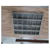 OLD VINTAGE 24 HOLE ORGANIZATION CUBBY/SHELF