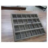 OLD VINTAGE 24 HOLE ORGANIZATION CUBBY/SHELF