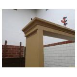 WOOD 5 CUBBY TALL SHELF