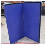3 PADDED BLUE GYM MATTS & DRY ERASE BOARD