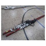 RED POLE VOLLEYBALL NET