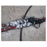 RED POLE VOLLEYBALL NET