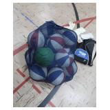 BAG OF SMALLER BALLS & SCORING NETS