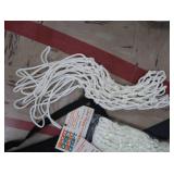 BAG OF SMALLER BALLS & SCORING NETS