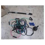 STRETCH EXCERSIZE WEIGHT BANDS/WORKOUT LOT