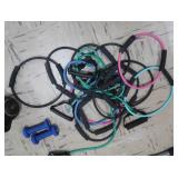 STRETCH EXCERSIZE WEIGHT BANDS/WORKOUT LOT