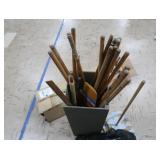 BRAND NEW IN BOX BROOMS & WOODEN STICKS